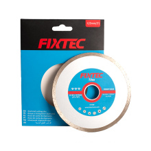 FIXTEC Continuous Rim Diamond Disc Diamond Blade for Cutting Porcelain Tile Ceramic Granite Marble Brick